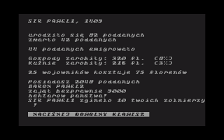 Hammurabi - Ekonomia Feudalna atari screenshot